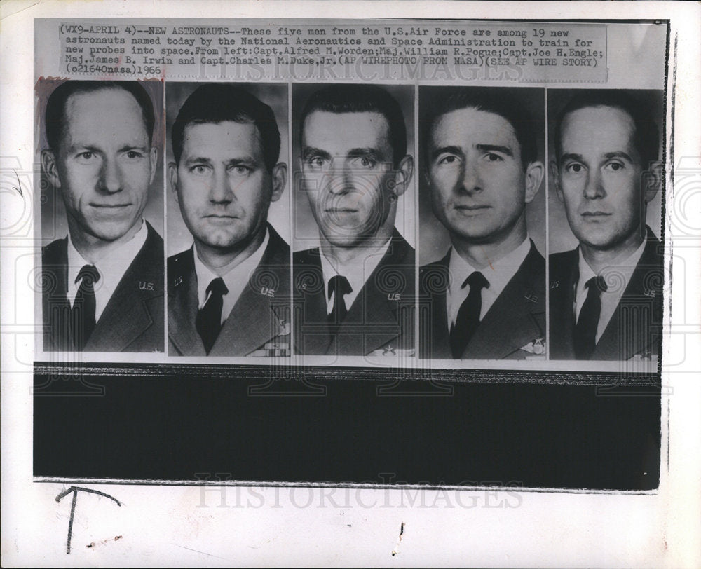1966 NASA New Astronaugts Air Force-Historic Images