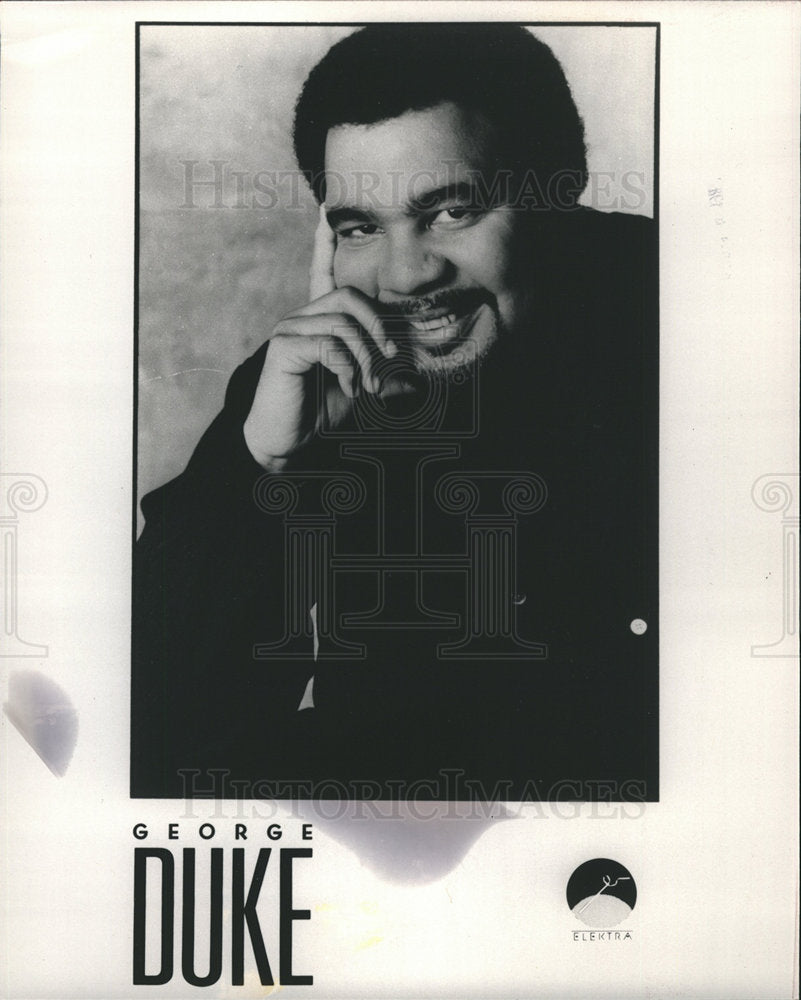 1987 George Duke piano singer-Historic Images