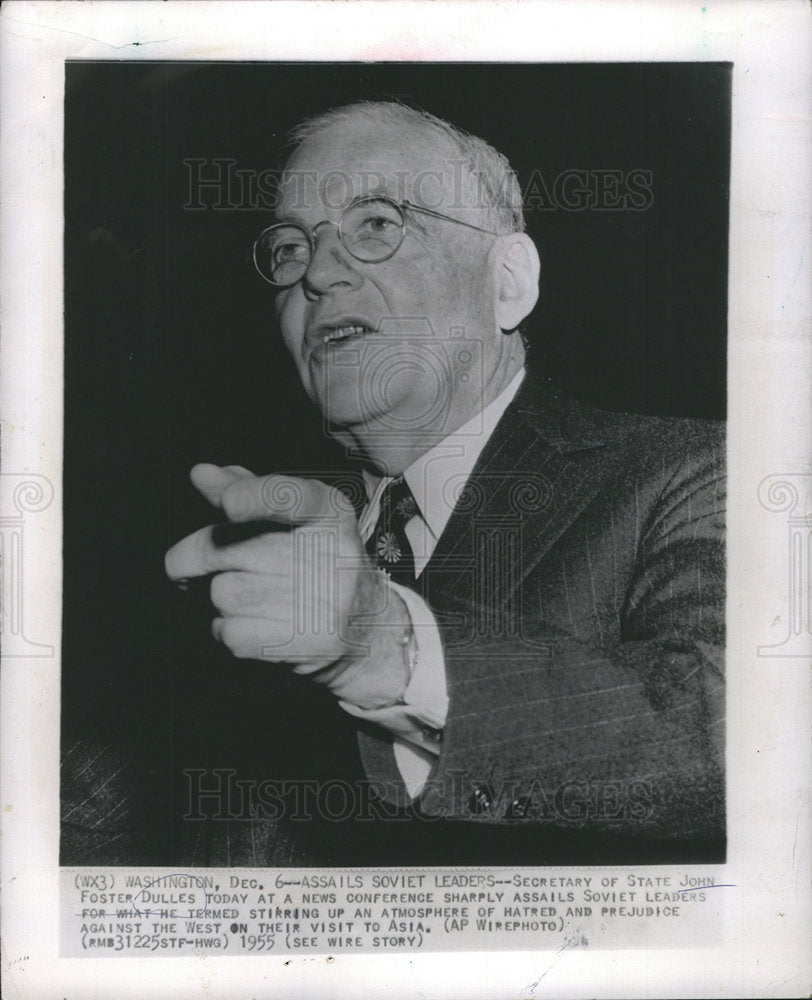 1955 John Foster Dulles Soviet Leaders-Historic Images