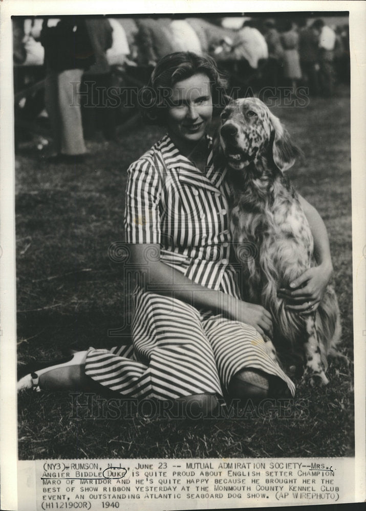 1940 MRS. ANGIER BIDDLE DUKE-Historic Images