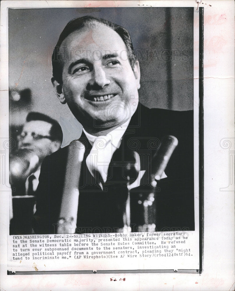 1964 Bobby Bake Senate Rules Committee-Historic Images