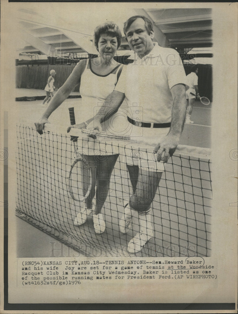 1976 Howard Baker Tennis President Ford-Historic Images