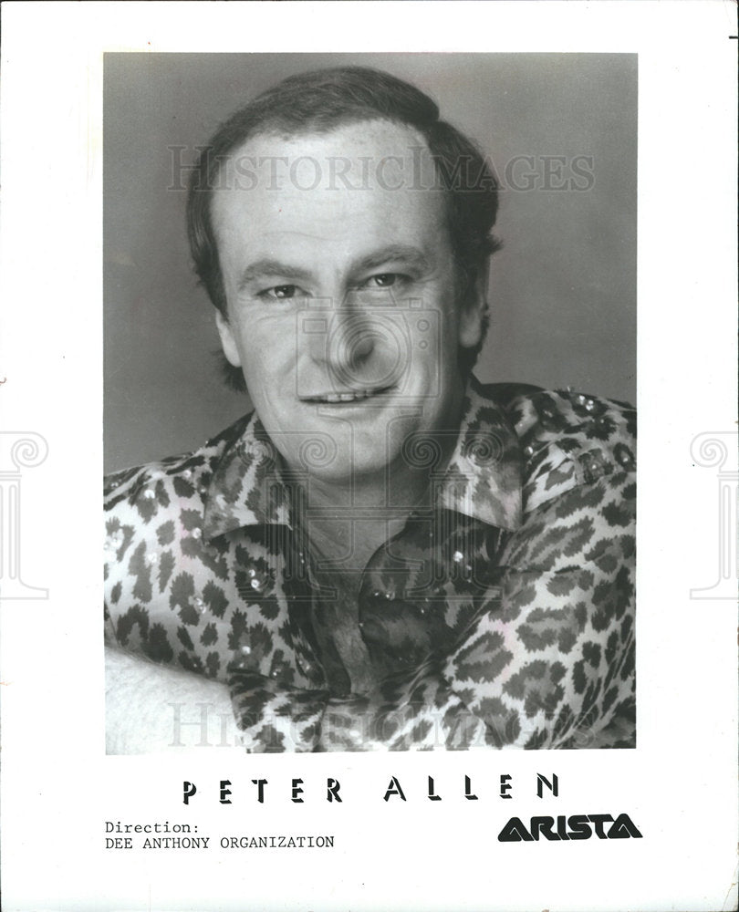 Peter Allen Shell 1984 PETER ALLEN Australian Musician - Historic Images