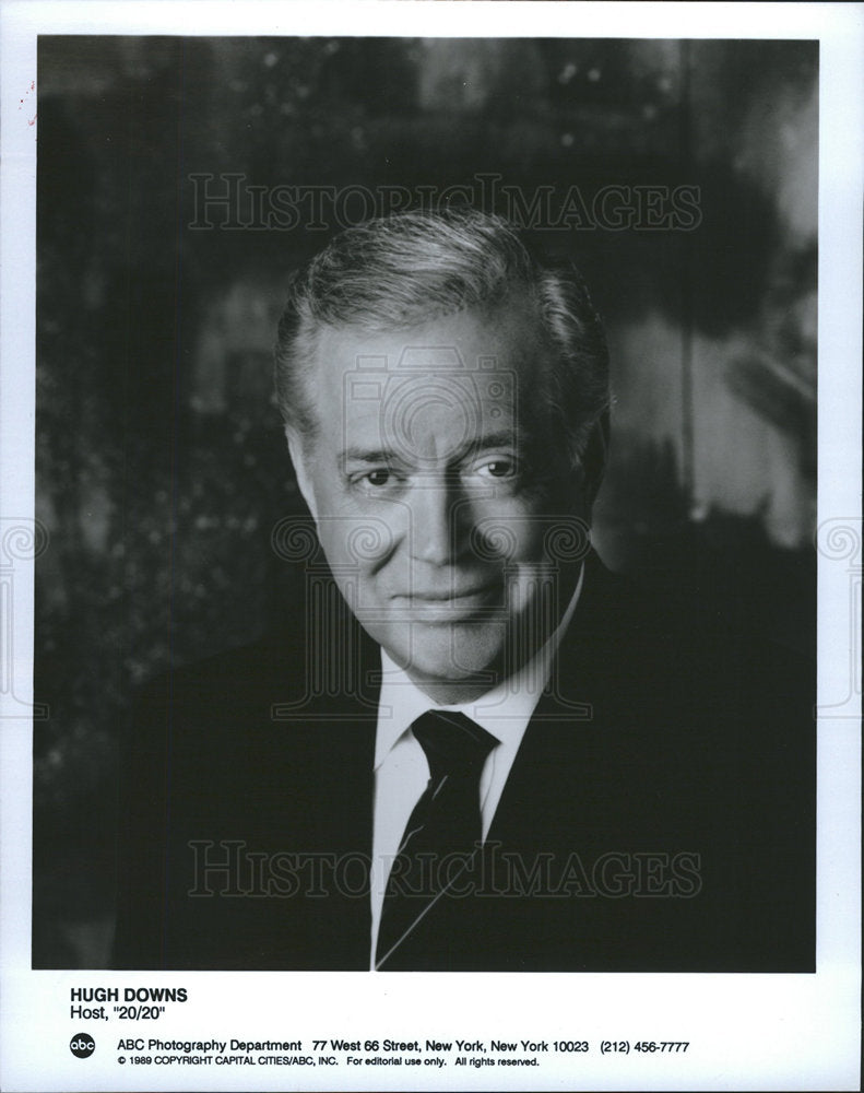 1990 Hugh Downs Host of 20/20-Historic Images