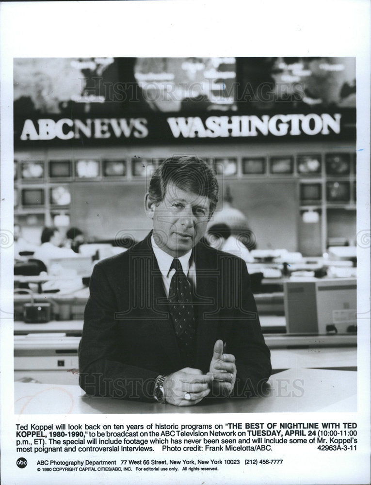 1994 Ted Koppel journalist ABC Television-Historic Images