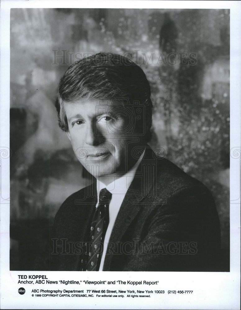 1993 Ted Koppel Journalist ABC News-Historic Images