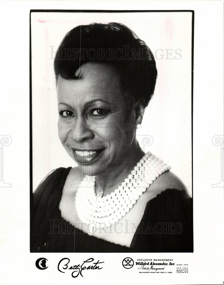 1984 Betty Carter Detroit Scat Singer-Historic Images