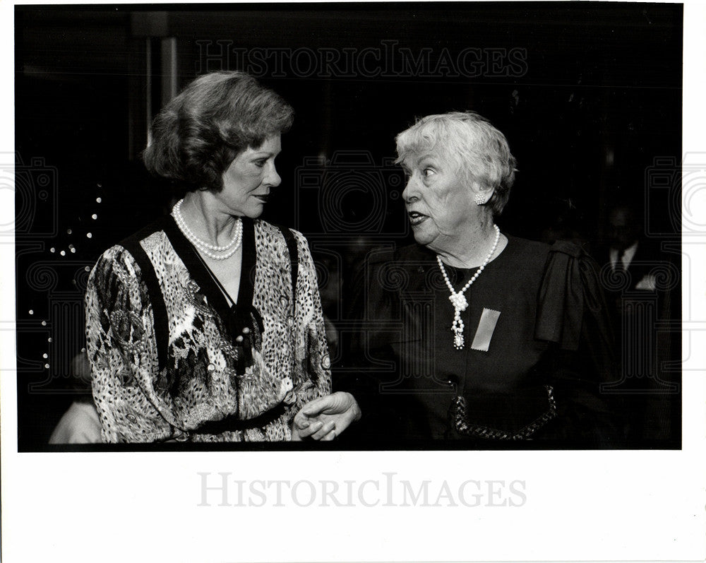 1988 Rosalynn Carter Martha Griffiths-Historic Images