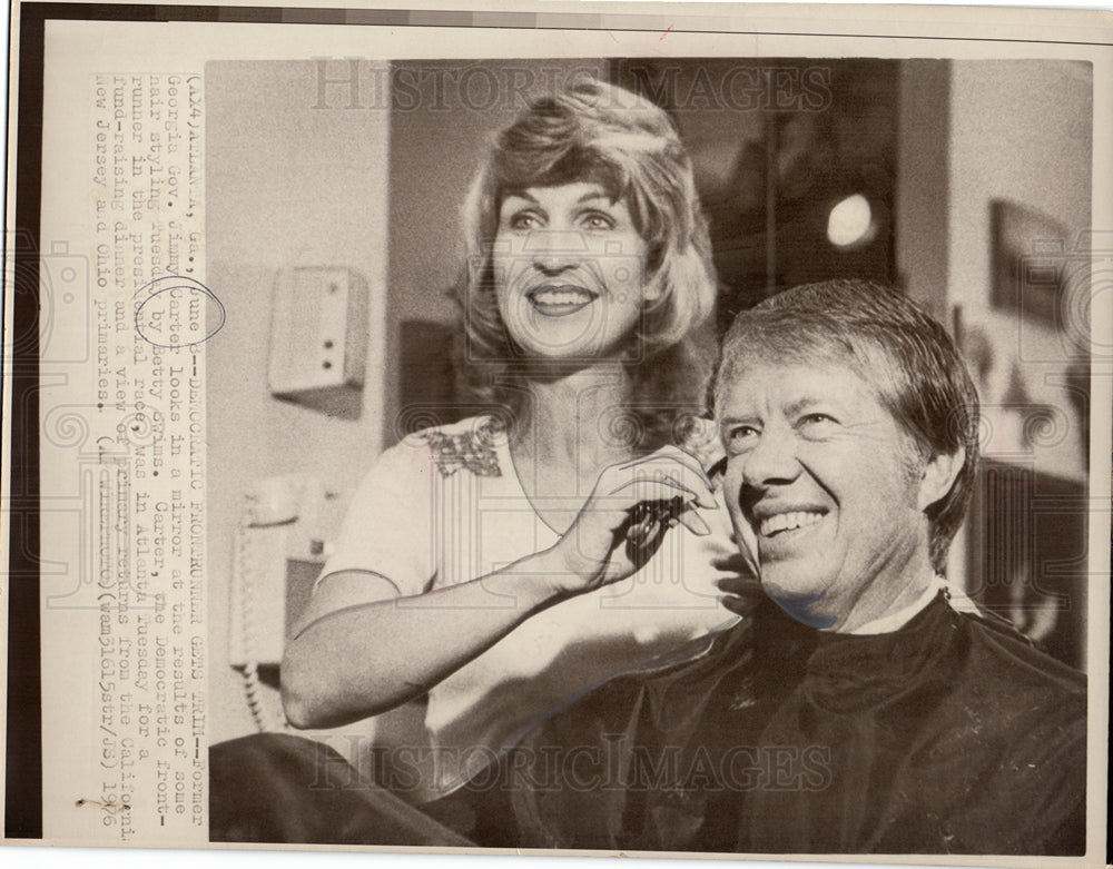 1976 Carter hair cut after primaries-Historic Images