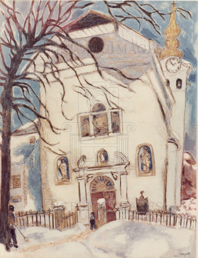 1985 Marc Chagall Jewish artist-Historic Images