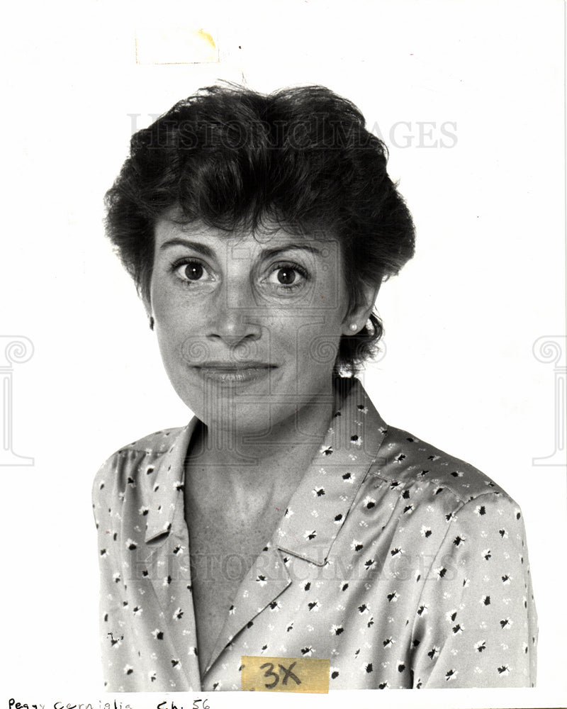 1981 Peggy Cerniglia news director WTVS/56-Historic Images