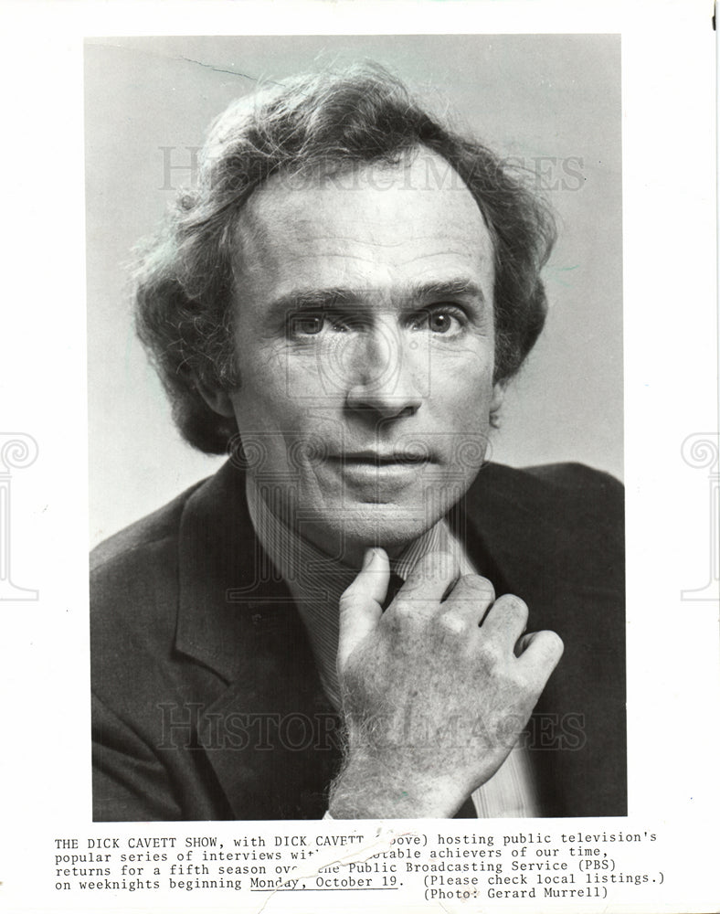 1985 Dick Cavett Show Richard Alva PBS-Historic Images