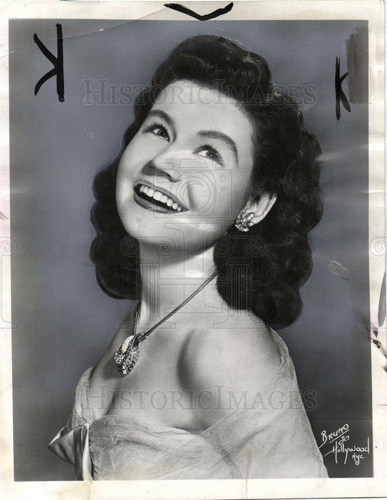 1952 back tonight ann crowley actress tv-Historic Images