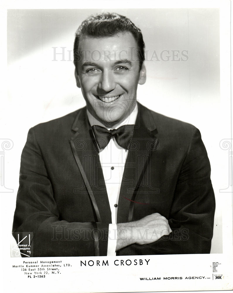 1969 norm crosby comedian-Historic Images