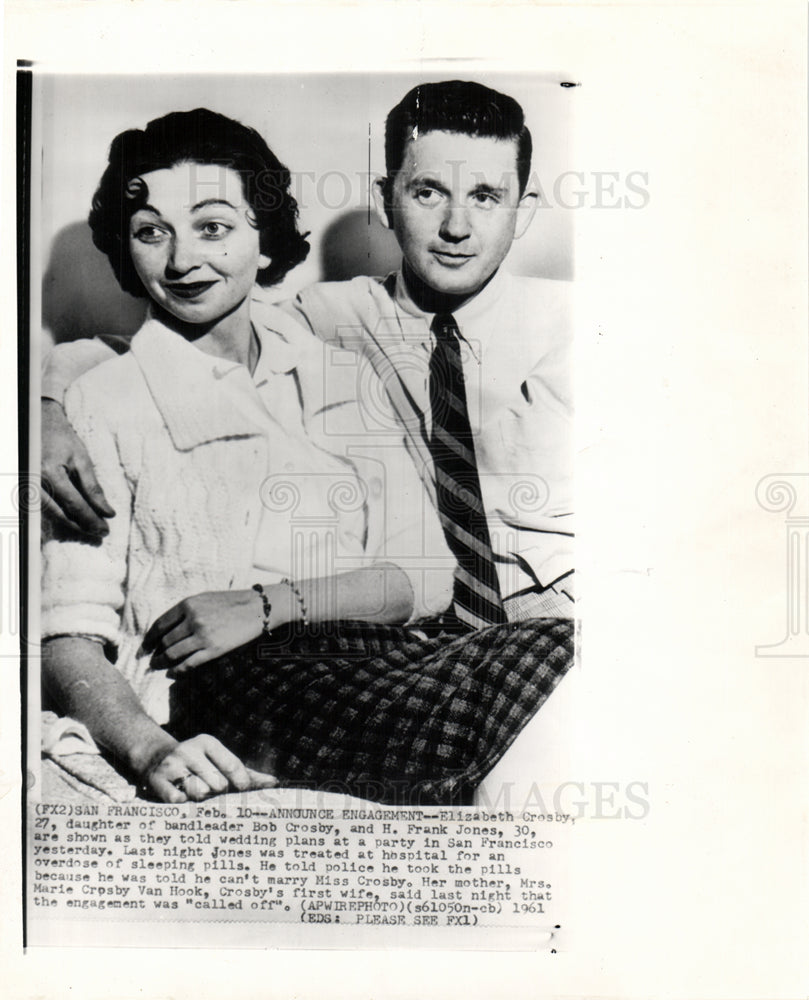 1961 Elizabeth Crosby Frank Jones-Historic Images