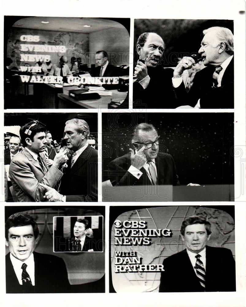 1989 Walter Cronkite CBS News Anchor-Historic Images