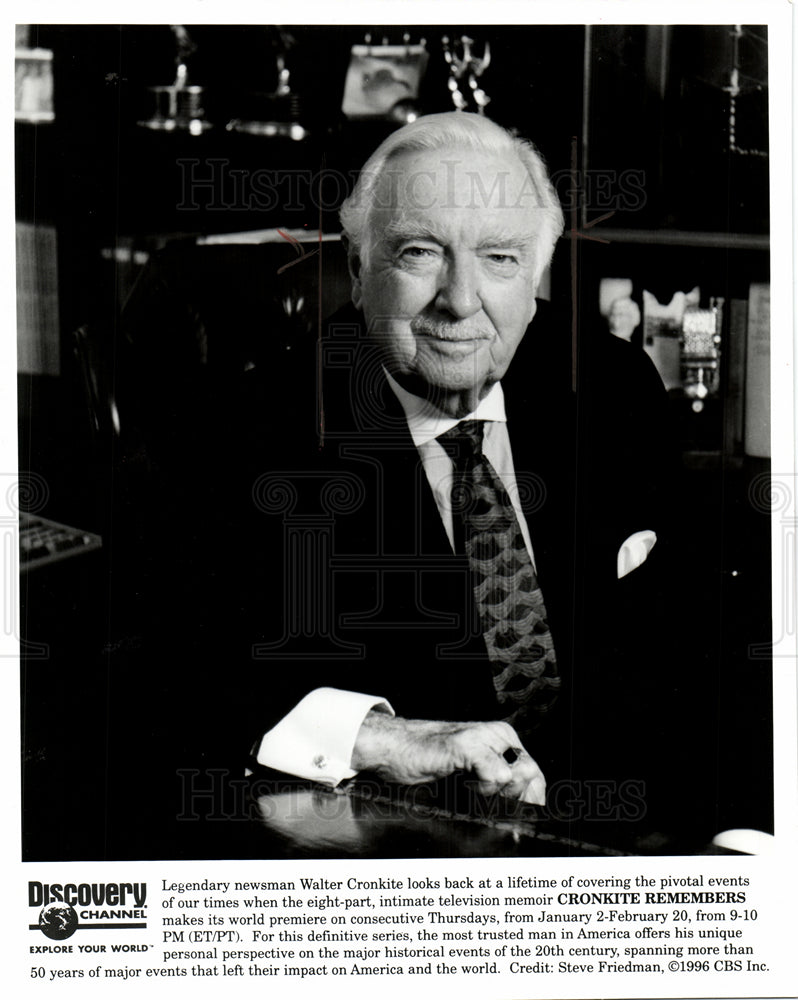 Walter Cronkite broadcast journalist-Historic Images