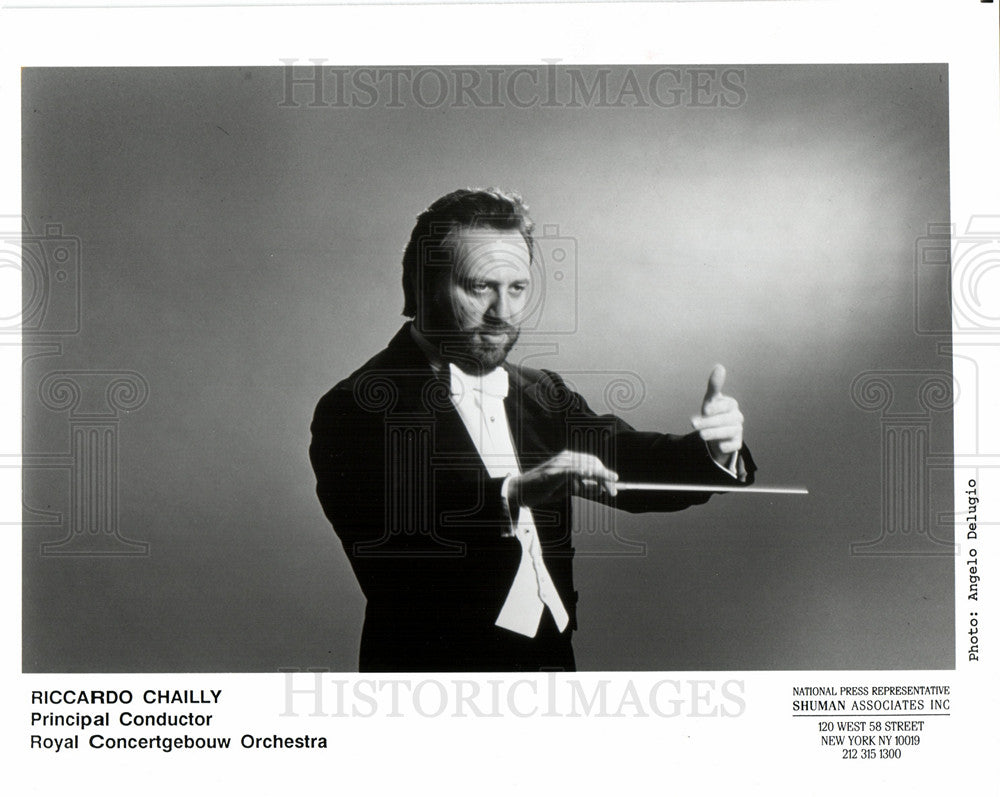 1990 Riccardo Chailly  Italian conductor-Historic Images