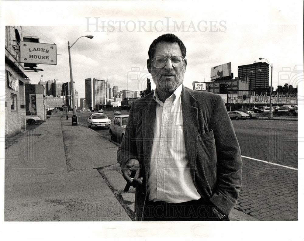 1990 Ze&#39;ev Chafets Israeli author Detroit-Historic Images