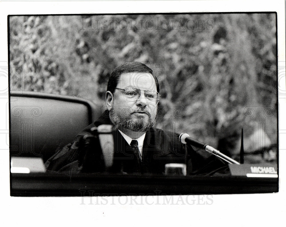 1991 Michael F. Cavanagh chief justice-Historic Images