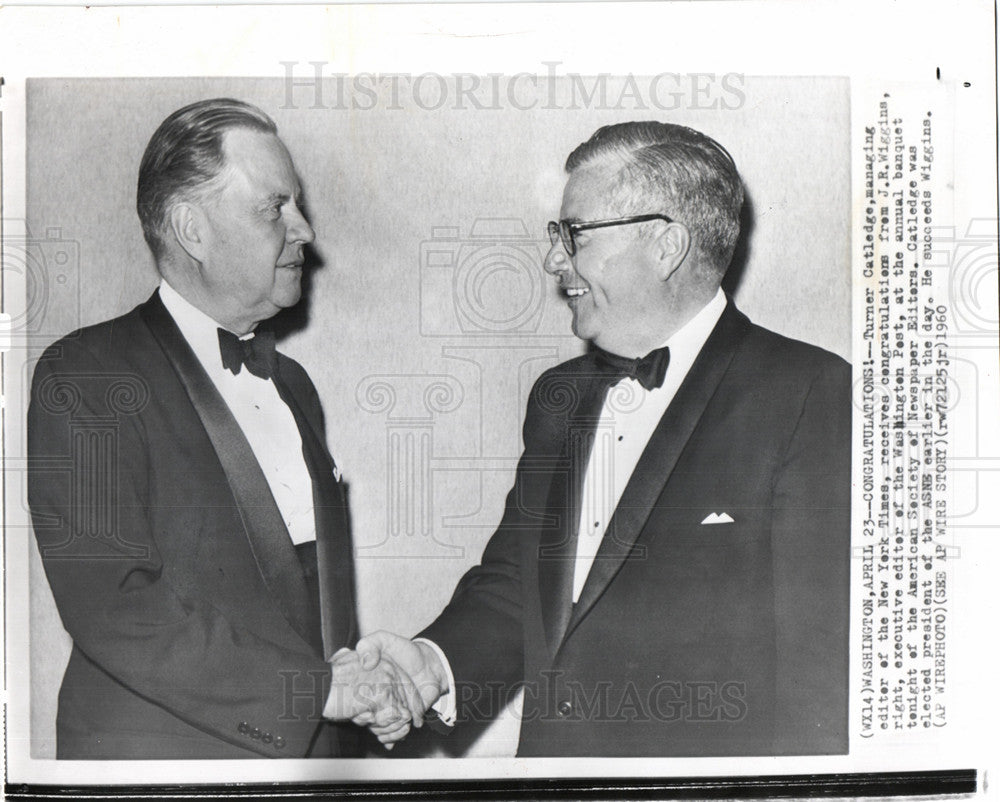 1960 Turner Catledge New York Times editor-Historic Images