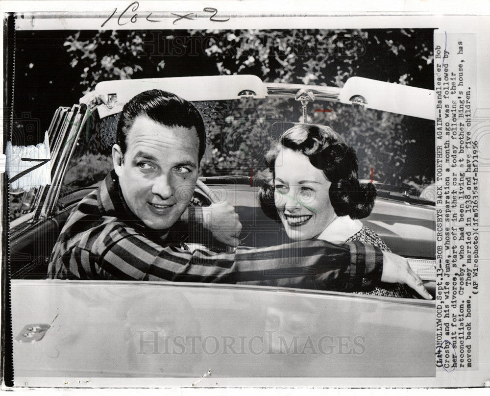 1959 Bob Crosby Bandleader June Wife-Historic Images