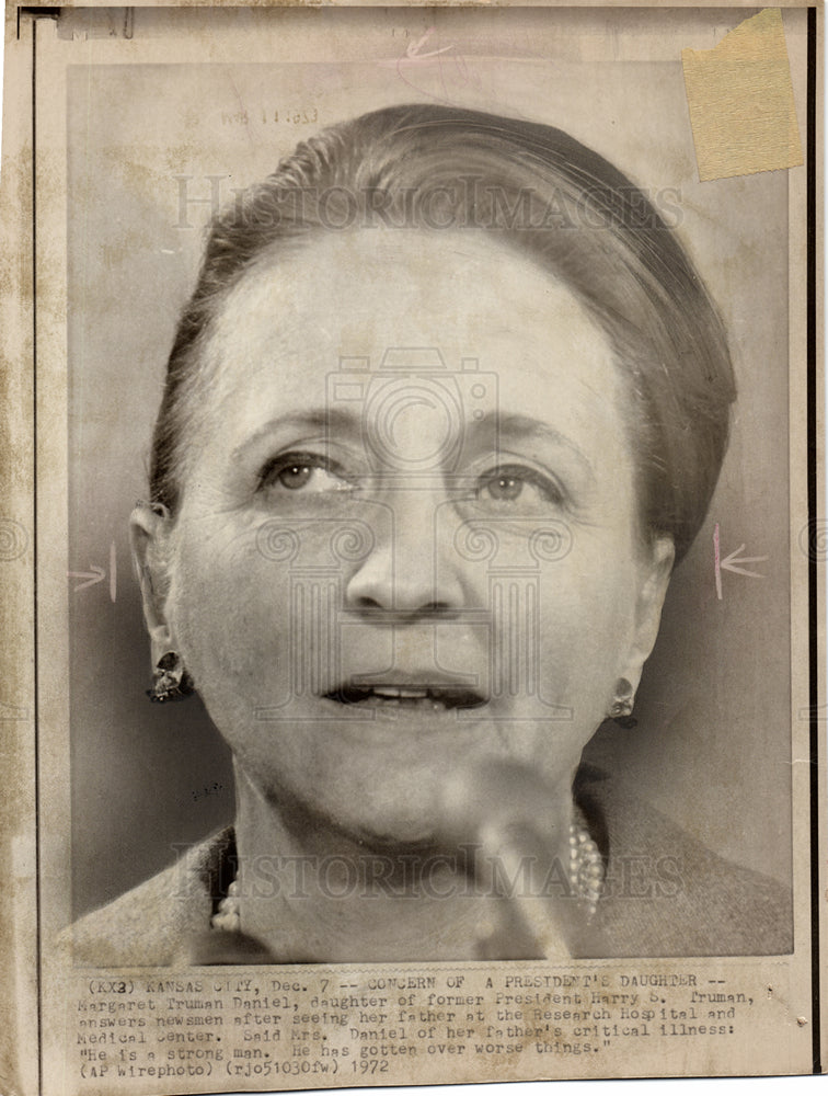 1972 Margaret Truman president's daughter-Historic Images