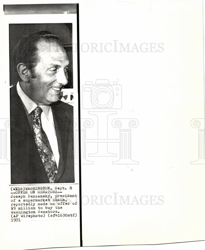 1971 Joseph Danzansky President-Historic Images