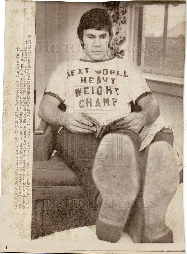 1972 Terry Daniels Joe Frasier Heavyweight-Historic Images