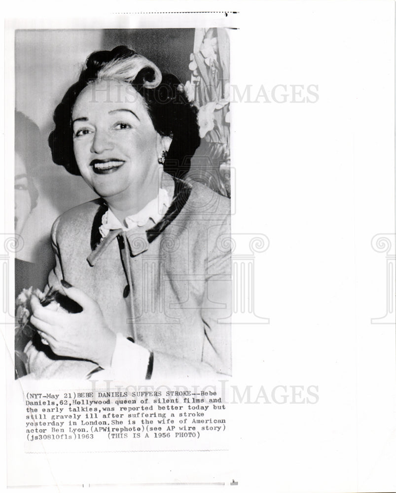 1963 Bebe Daniels American actress films Historic Images