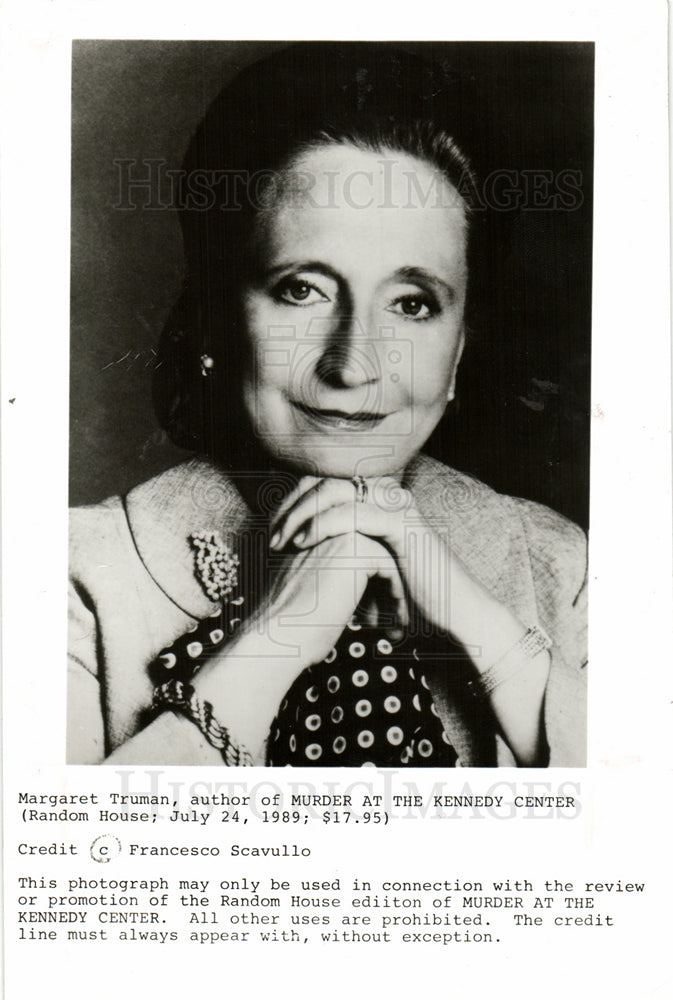 1989 Margaret Truman president&#39;s daughter-Historic Images