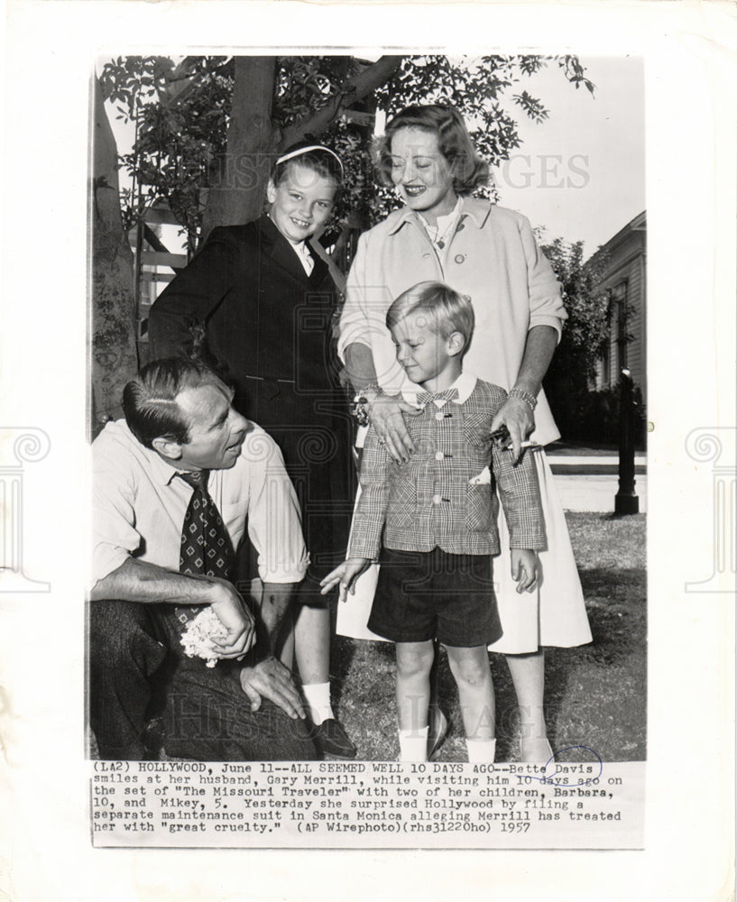1957 Bette Davis Gary Merrill-Historic Images