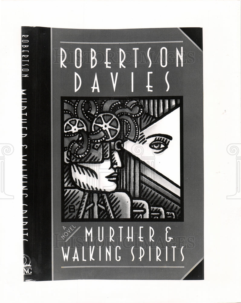 1991 Robertson Davies novelist Murther-Historic Images