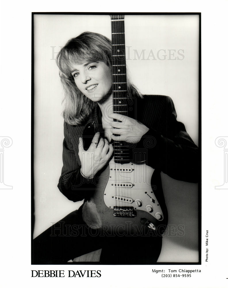 1993 Debbie Davies American blues guitarist-Historic Images