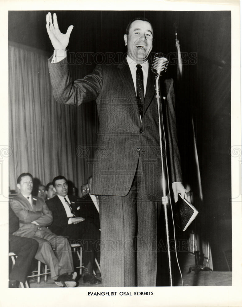 1958 Oral Roberts American charismatic-Historic Images