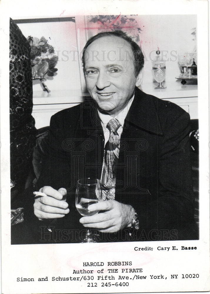 1978 Harold Robbins Author-Historic Images