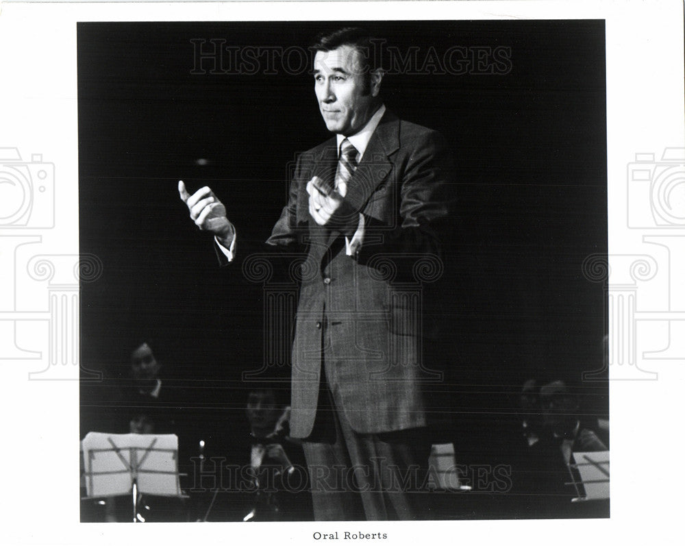 1970 Oral Roberts Evangelist Preacher-Historic Images