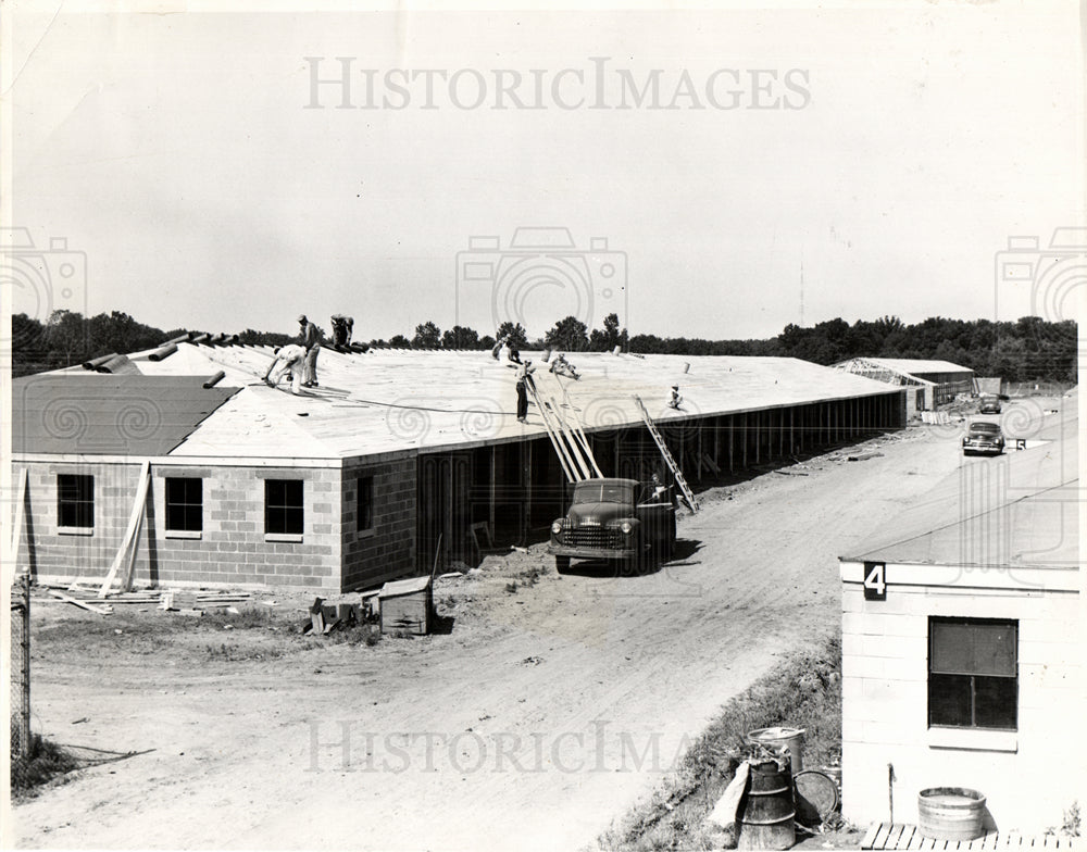 Hazel Park Race Track Horse Barn-Historic Images