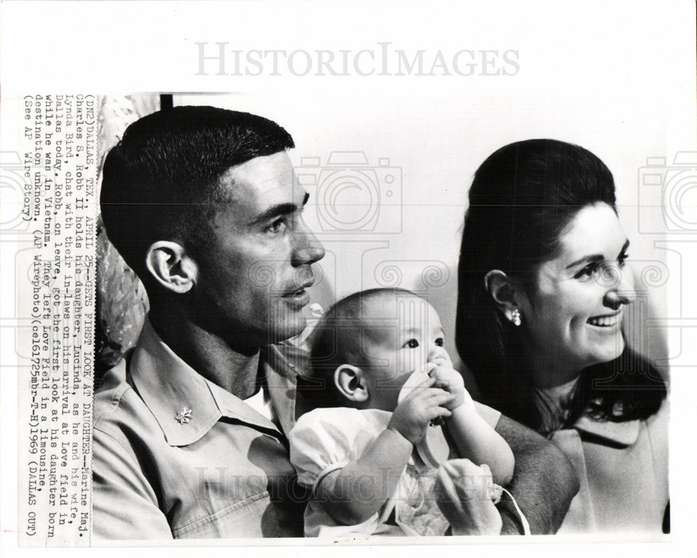 1969 MARINE MAJ CHARLES AND ROBB-Historic Images