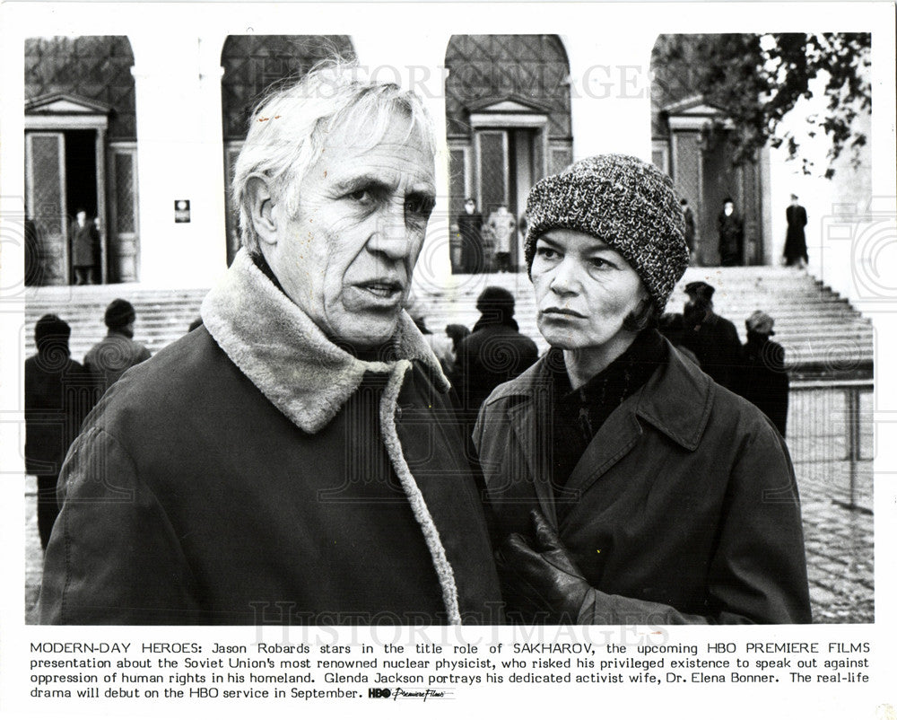 1984 Jason Robards Glenda Jackson actor-Historic Images