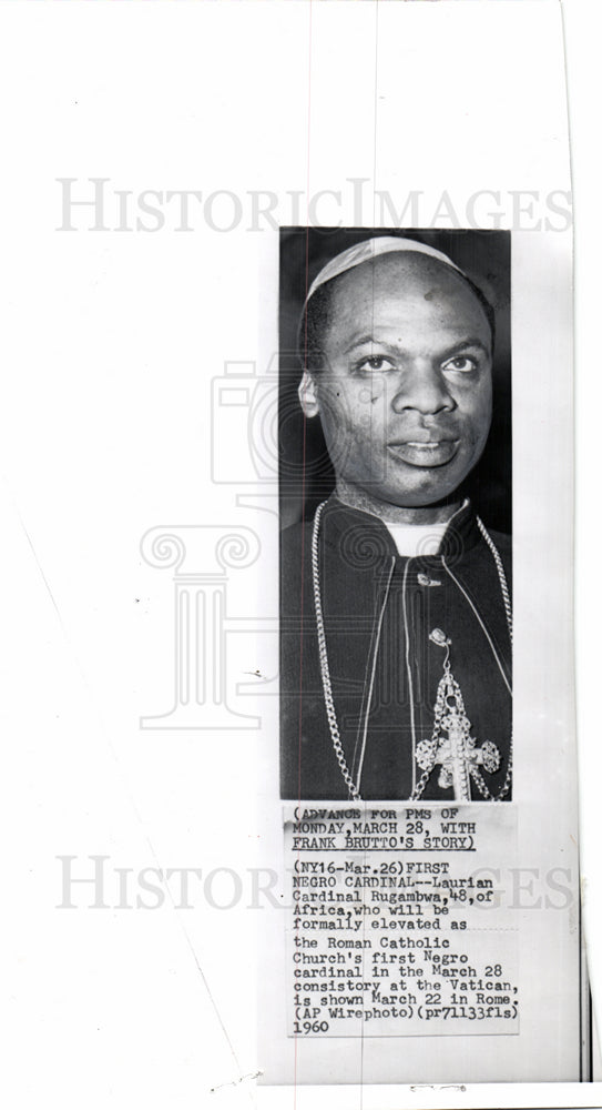 1960 Laurian Cardinal Rugambwa Catholic-Historic Images