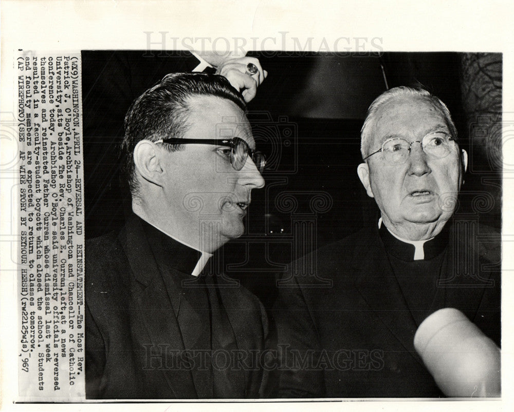 1967 Patrick Archbishop Catholic university-Historic Images