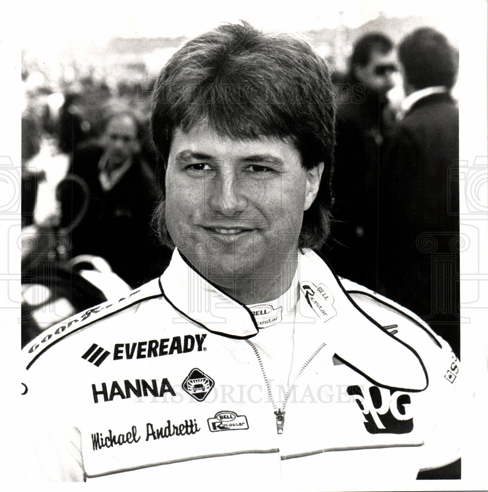 1990 Michael Andretti Spokesperson Safety-Historic Images