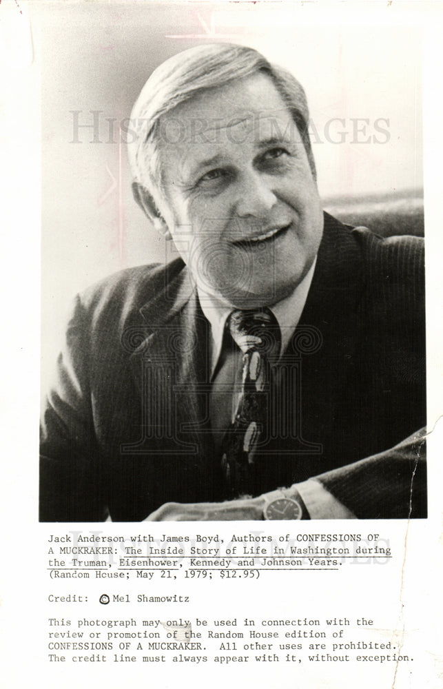 1979 Jack Anderson columnist-Historic Images