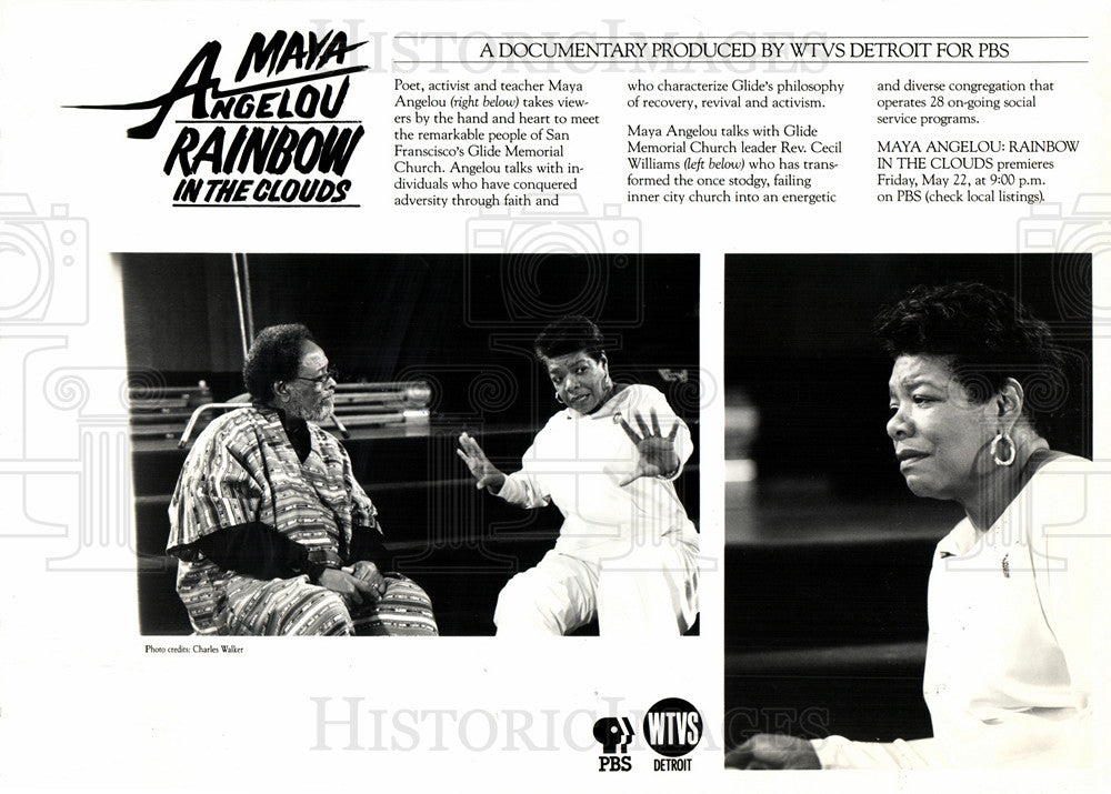 1992 Maya angelou-Historic Images