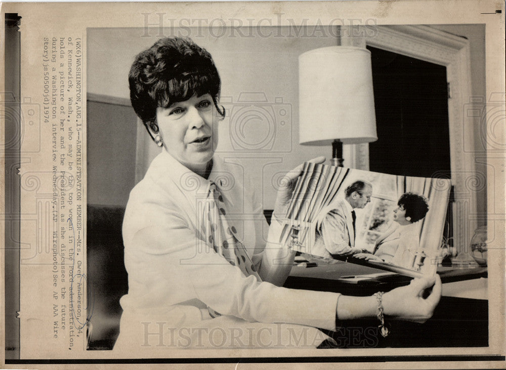 1974 Gwen Anderson Ford Administration-Historic Images