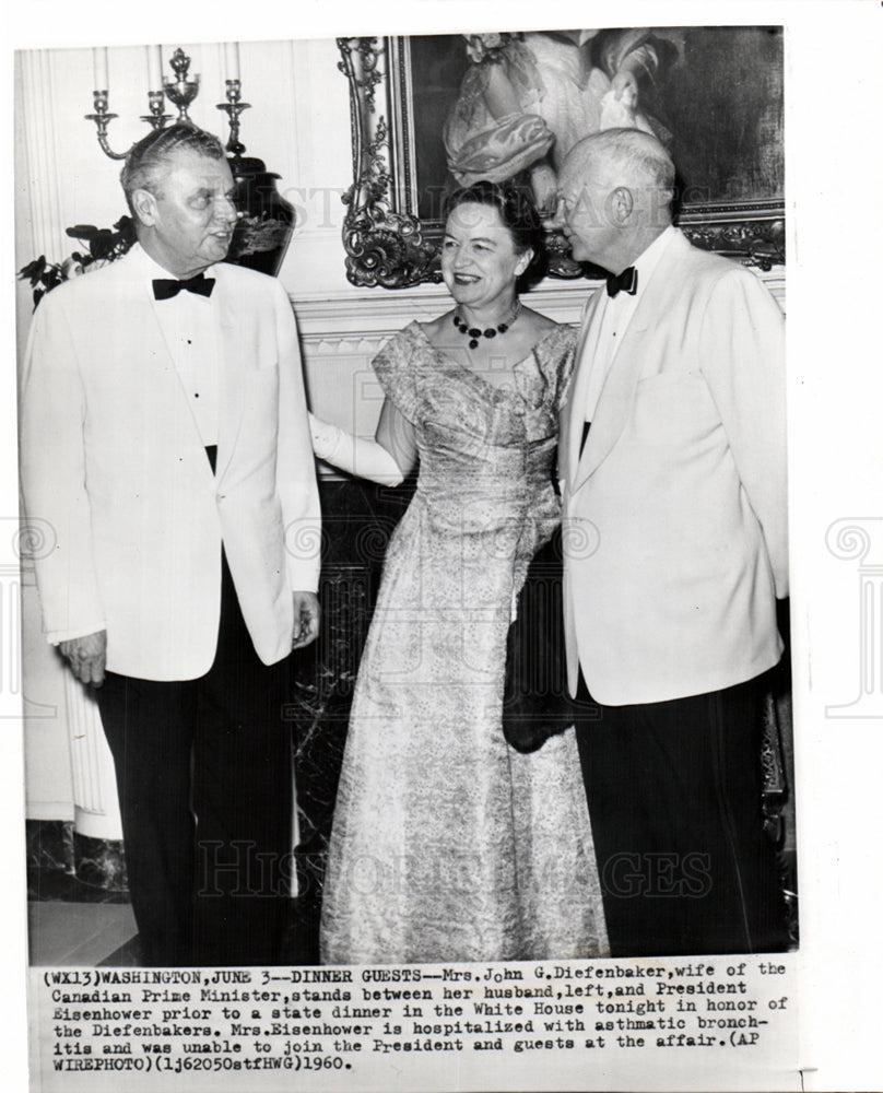 1960 John Diefenbaker Dwight Eisenhower-Historic Images