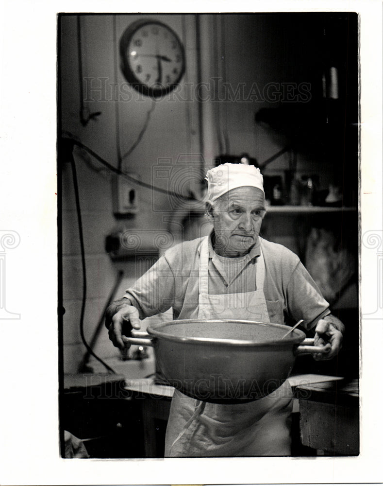 1984 Didierjean melted sugar baker pastry-Historic Images