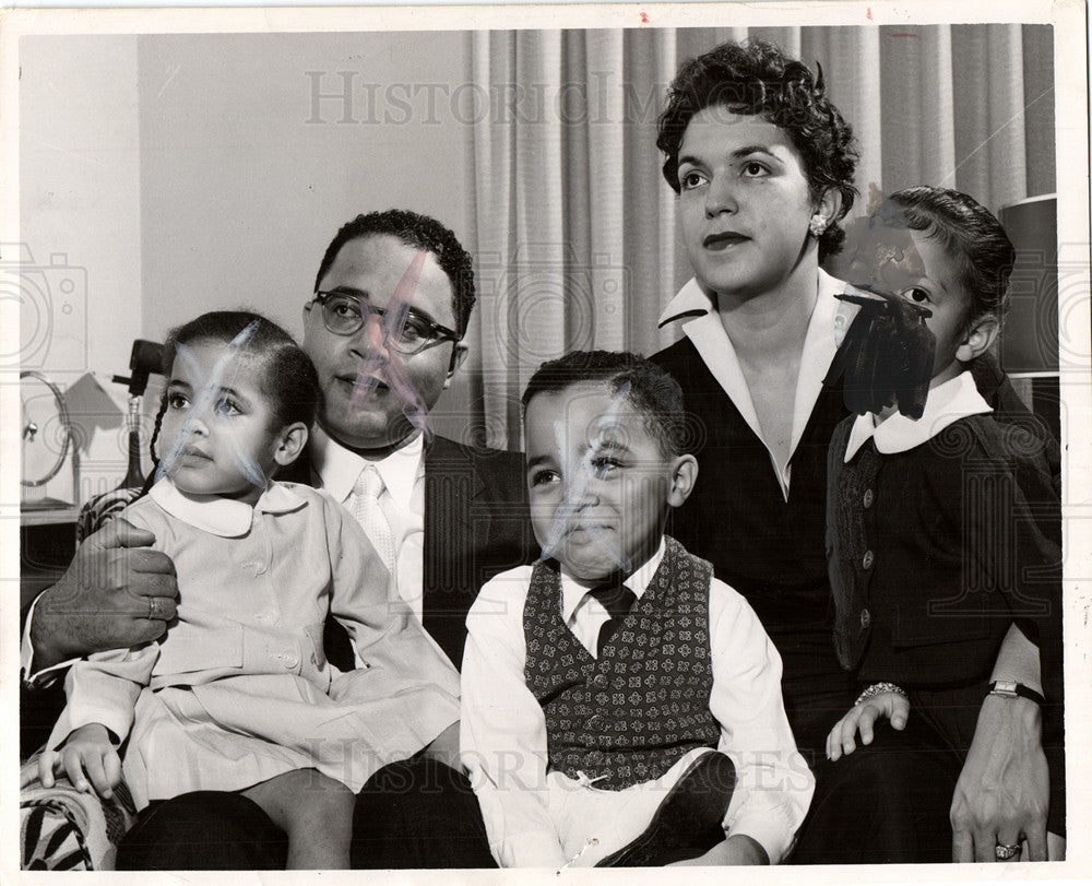 1954 Charles Diggs Family Picture 1954-Historic Images