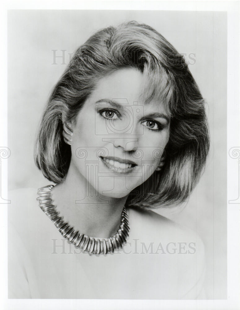 1990 Paula Zahn CBS This Morning Portrait-Historic Images